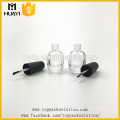 vente en gros verre transparent bouteille de vernis à ongles vide 15 ml